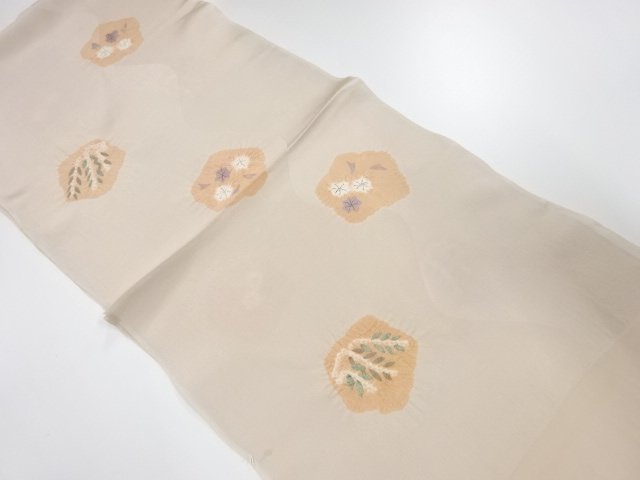 未使用品　正絹　絞り　帯揚げ